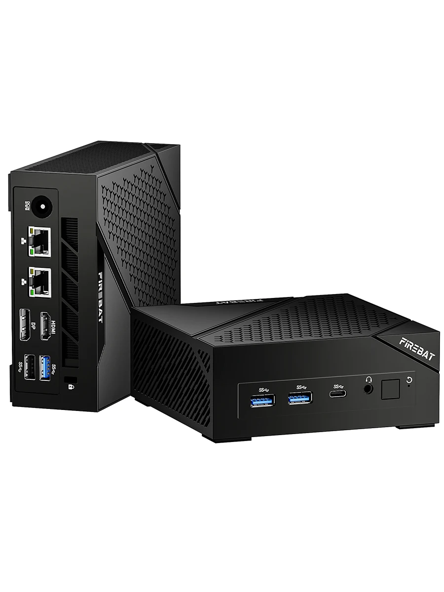 FIREBAT AM02 MINI PC AMD Ryzen 5 6600H LPDDR5 16GB 6400MHz RAM 512GB SSD WIFI6 BT5.2 ordinateur de bureau Portable MINI-PC