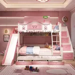 Bébé choses enfants lits enfants famille lit couettes luxe enfants couffin enfant Lіko superposé