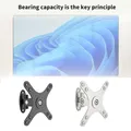 Adattatore per supporto per schermo da tavolo da 1 pezzo, braccio per montaggio a parete, per vite da 1/4", supporto VESA 100x100mm e 75x75mm per visualizzazione flessibile