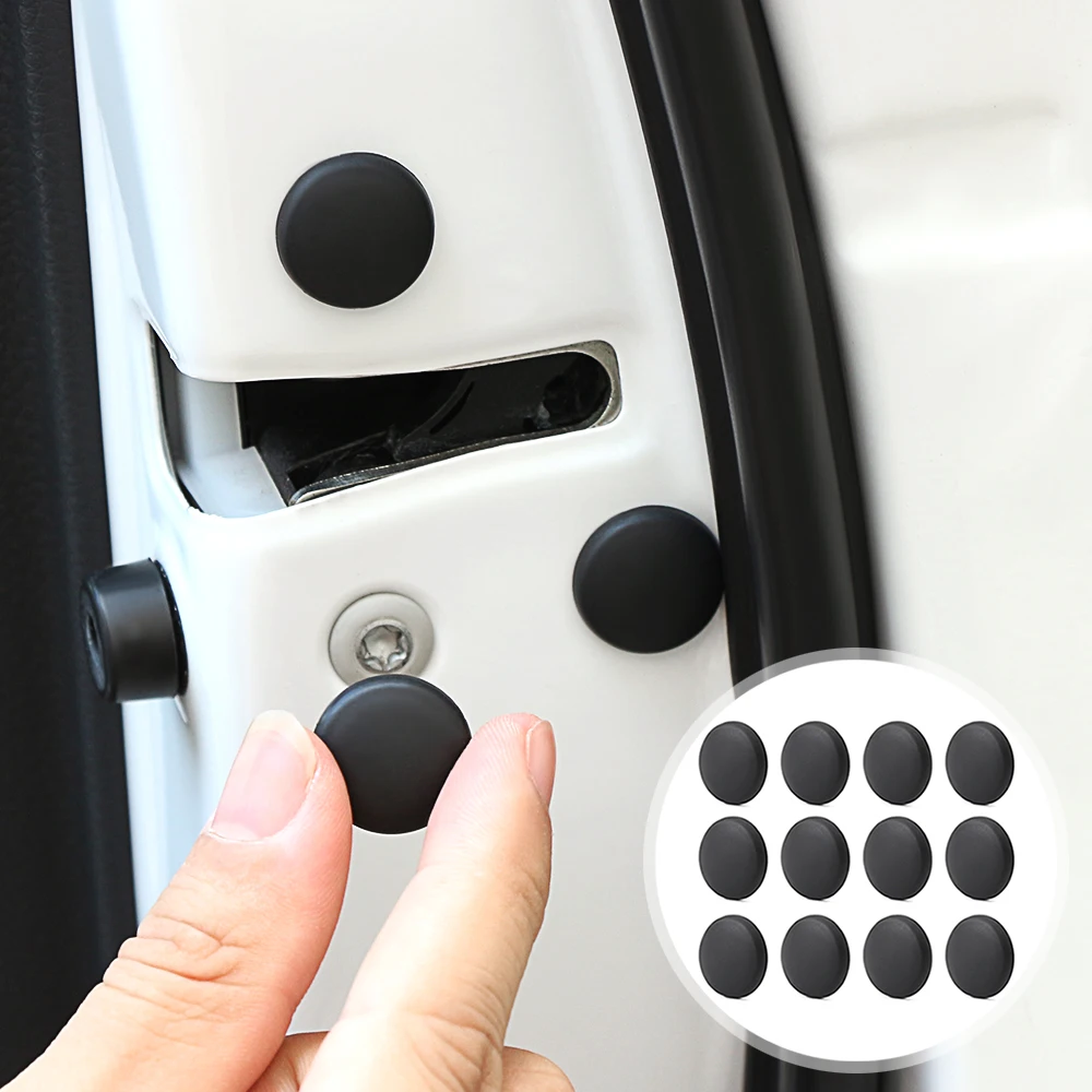 Couvercle de Protection de Vis de Serrure de Porte de Voiture, 12 Pièces, pour Astra j astra g audi a3 8p mercedes w211 audi a3 8l peugeot pour toyota