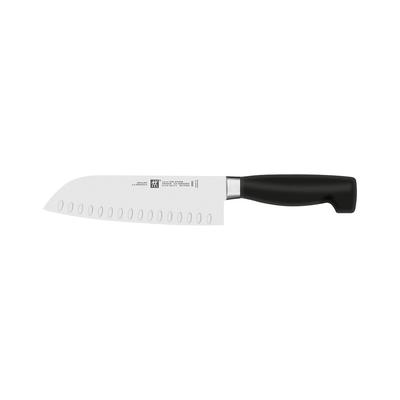 Zwilling J.A. Henckels Four Star 7In Hollow Edge Santoku Knife