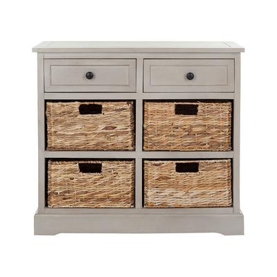 Safavieh Herman Storage Unit With Wicker Baskets