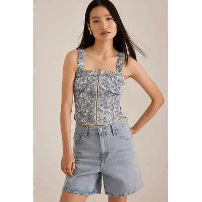 Levi's Sculpted Denim Bustier Top