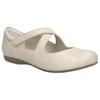Riemchenballerina JOSEF SEIBEL "Fiona 72", Damen, Gr. 40, beige (creme), Leder, elegant, Schuhe, Spangenschuh, Halbschuh, Festtagsschuh mit Klettverschluss