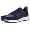 Slip-On Sneaker ARA "OSAKA", Damen, Gr. 6 (39), blau (dunkelblau), Veloursleder, Glattleder, unifarben, sportlich, Schuhe, Keilsneaker, Schnürschuh mit Easy2Go-Einschlupf