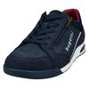 Sneaker BUGATTI, Herren, Gr. 43, blau, Lederimitat, Textil, sportlich, Schuhe, Schnürschuh, Halbschuh, Freizeitschuh mit Kontrastbesätzen, Topseller