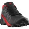 Sneaker SALOMON "CROSS EVR M", Gr. 48, schwarz, flame scarlet, schwarz, Synthetik, Textil, sportlich, Schuhe