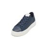 Sneaker MARC O'POLO "im klassischen Vulka-Look", Damen, Gr. 39, blau (navy), Obermaterial: 100% Baumwolle, unifarben, Schuhe