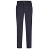 Chinohose BRÜHL "Aversa", Herren, Gr. 48, EURO-Größen, blau, 21% Elasthan, 79% Polyamid, unifarben, casual, lang, Hosen, aus Techno-Jersey