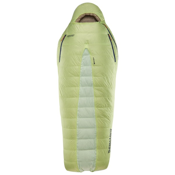Therm-a-Rest - Boost 650 32F/0C - Daunenschlafsack Gr 198 cm - Long Zip: Left Grün