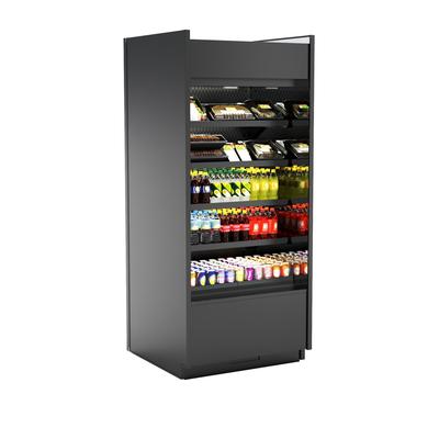 Structural Concepts B37R 35 5/8" Oasis Vertical Open Air Cooler w/ 5 Levels, 208-240v, Black