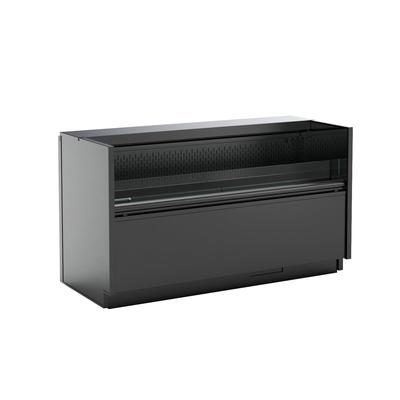 Structural Concepts CN53R-CH 59 5/8" Oasis Vertical Open Air Cooler w/ 1 Level, 110-120v, Black