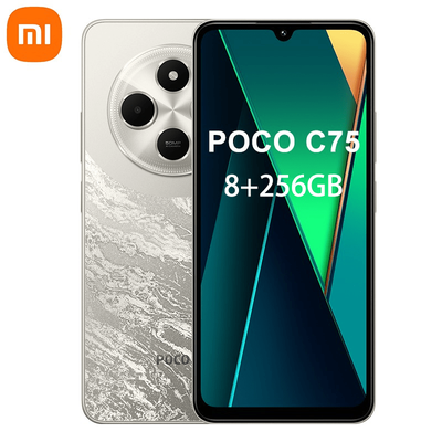"TEMU Poco C75 8gb 256gb, Smartphone, 2.0ghz, 6.88"" Display, 50mp Ai Dual Camera, 5160mah Battery"