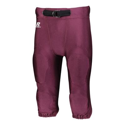 Russell Athletic F2562M Deluxe Game Football Pant in Maroon size 3XL | Nylon Blend