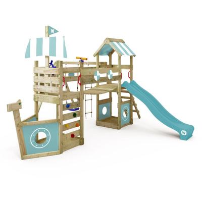 Wickey - Spielturm Klettergerüst StormFlyer mit Schaukel & Rutsche, Baumhaus mit Sandkasten, Image