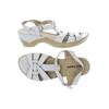 Hush Puppies Damen Sandale, Gr. 3.5, weiß, Leder