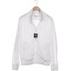 H&M Herren Jacke, Gr. 52, weiß, Synthetik