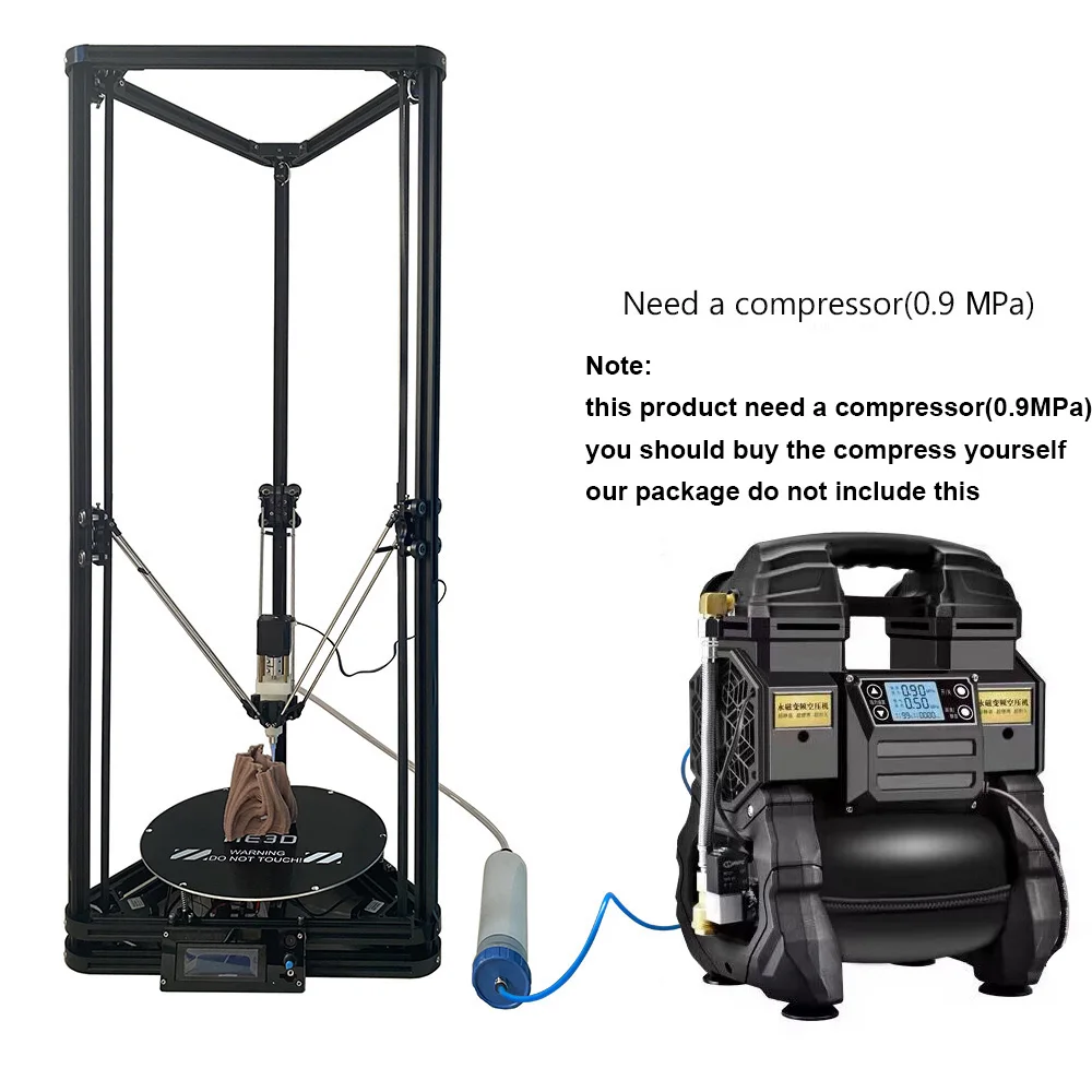 Ton 3D-Drucker Extruder großer einzelner Ganzmetallextruder Delta K280 3D-Drucker Kit Keramik Image