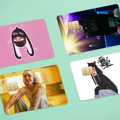 Sänger Y-Young M-Miko Diy Kredit-Debit-Karte Aufkleber Party Aufkleber Dekoration Wasserdicht Kleine Image