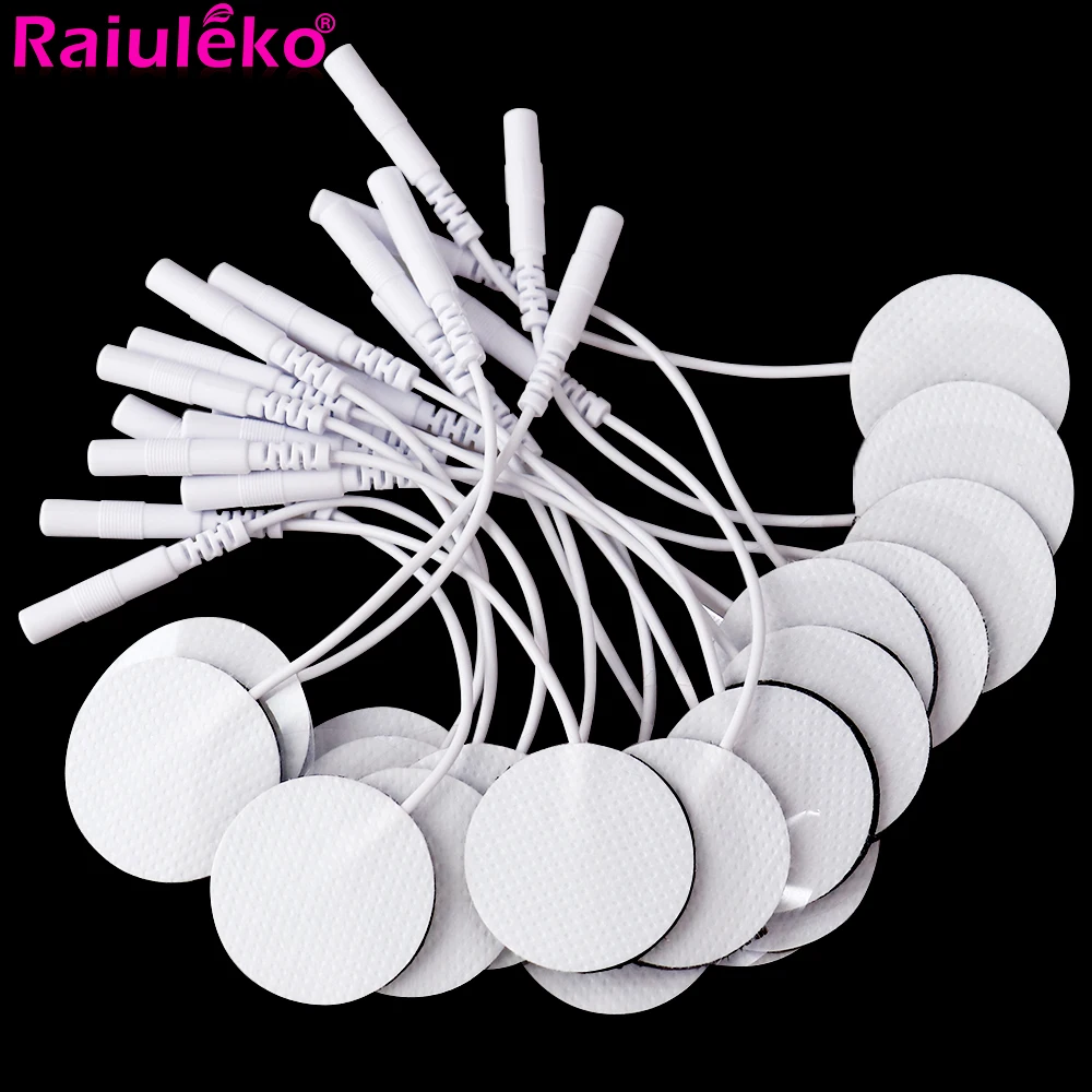 10/20Pcs ZEHN Elektroden Pads Gel Selbstklebende Patch Aufkleber Für Elektroden Physiotherapie Massage Nerven EMS Muskel Stimulator Image