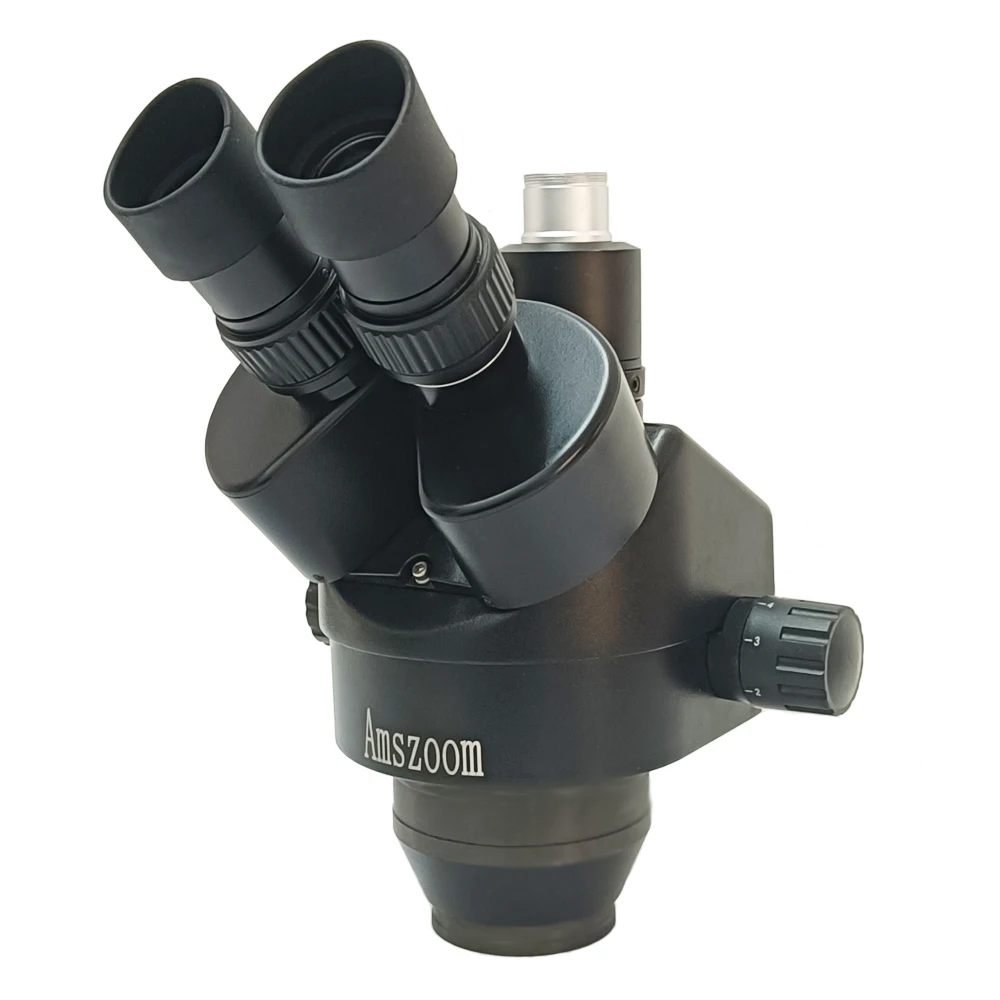 7X-90X Trinokular Stereo Mikroskop mit WF20X/10 Okular Staubschutz für industrielle Telefon PCB Reparatur Image