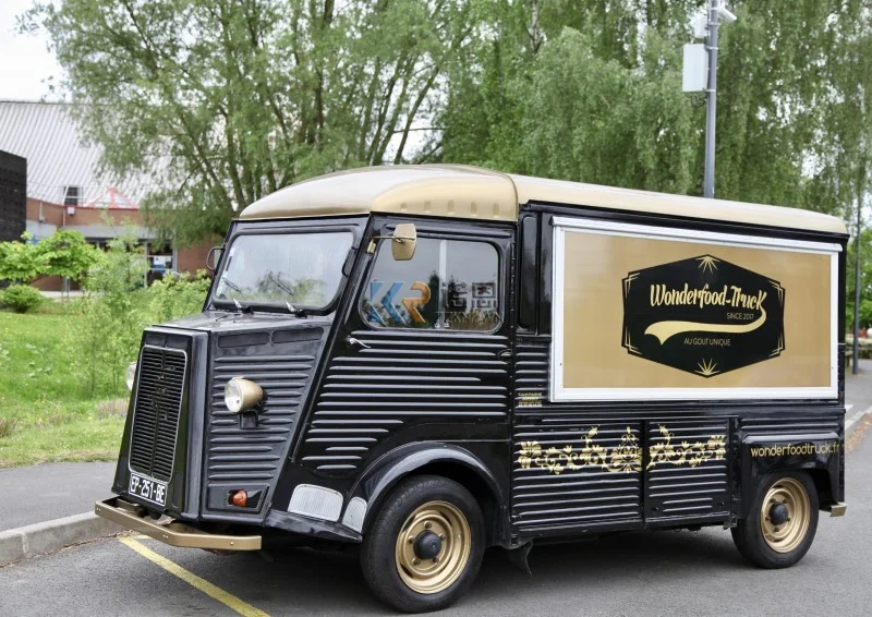 Consession Chinesischer mobiler Verkaufswagen im Vintage-Design, elektrischer Imbisswagen, hochwertiger Imbisswagen, Straßenbisswagen