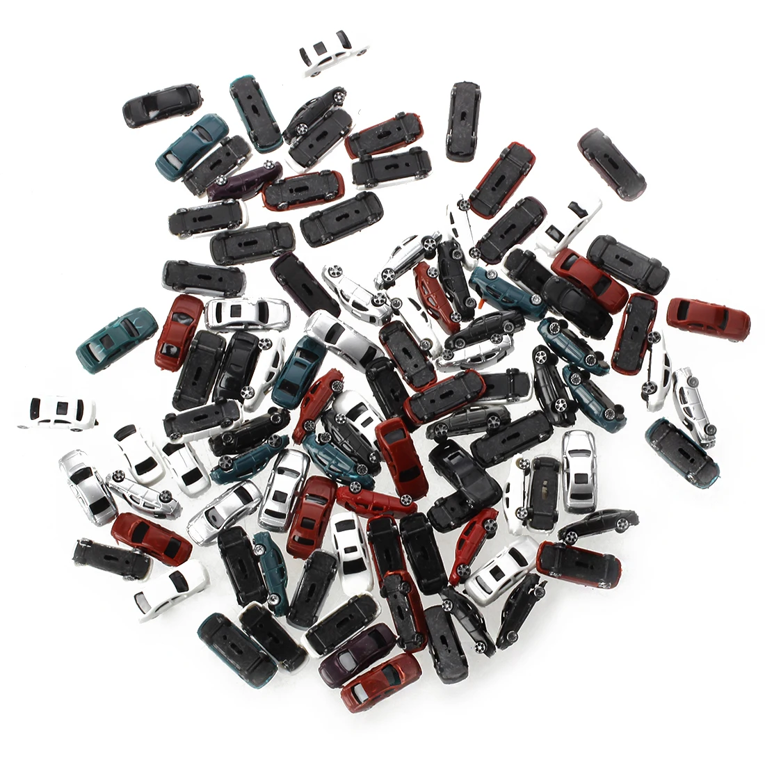 100 stücke lackierte Modell auto Gebäude Zug layout Skala n z (1 bis 200) C200-4 Image