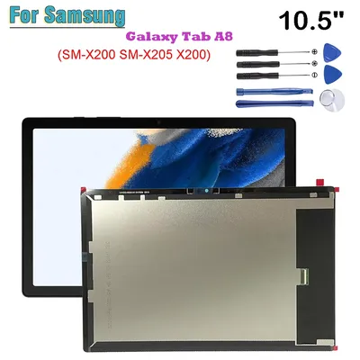 LCD For Samsung Galaxy Tab A8 10.5" SM-X200 SM-X205 X200 X205 LCD Display Touch Screen Digitizer