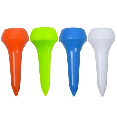 30Pcs Professional Short White Plastic Golf Tees Portable Golf Training Tool