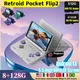 Retroid Pocket Flip2 Console di gioco portatile retrò Console per videogiochi SD865 Android13 5000mAh 5.5"1080p OLED WIFI6 512G PSP PS2