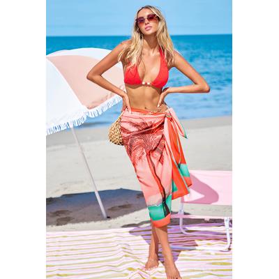 Classic Tie Tropical Cover-Up Sarong