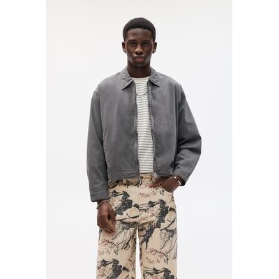 Cotton Zip-Up Jacket