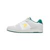 Skateschuh DC SHOES "Manteca 4 S", Gr. 10,5(44), sanftes weiß, dunkelgrün, 53.02% Leder, 46.98% Synthetikmaterial, Schuhe