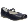 Ballerina JOSEF SEIBEL "Fiona 77", Damen, Gr. 37, blau (dunkelblau), Leder, elegant, Schuhe, mit Schnallenverschluss