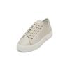 Sneaker MARC O'POLO "aus hochwertigem Rindleder", Damen, Gr. 37, grau (gray silk), Obermaterial: 100% Leder, unifarben, Schuhe