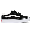 Sneaker VANS "Brooklyn LS V", Gr. 32, ba2, suede, canvas schwarz, weiß, sportlich, Schuhe