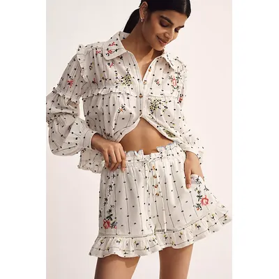Pilcro Printed Woven Shorts