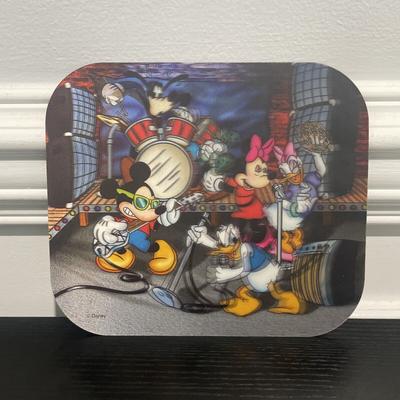 Disney Computers, Laptops & Parts | Vintage Holographic 3d Rock N Roll Disney Mickey & Friends Computer Mouse Pad | Color: Red | Size: Os