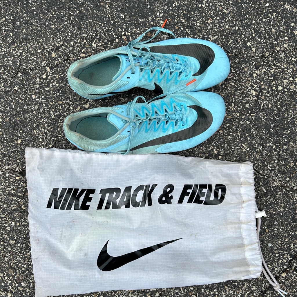 Nike Shoes | Track Shoes Men’s Size 12 | Color: Blue | Size: 12