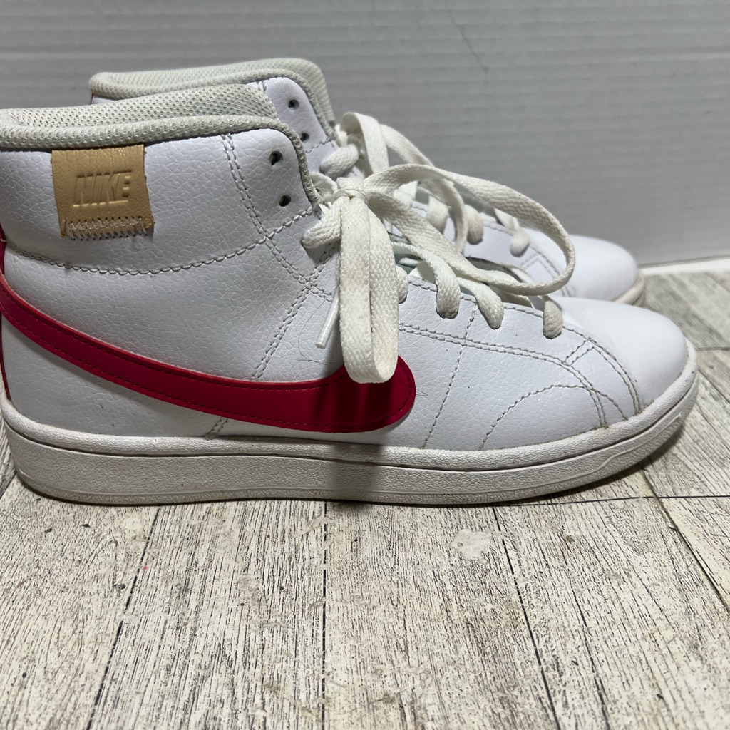Nike Shoes | Women’s Nike Court Royale 2 Mid Nike Court Royale 2 Mid White/Rush Pink 6.5 | Color: Pink/White | Size: 6.5