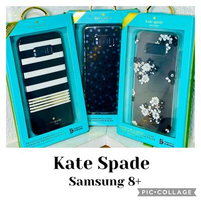 Kate Spade Other | Three New In Box Kate Spade Protective Hardshell Cases Samsung 8+ | Color: Black | Size: Os