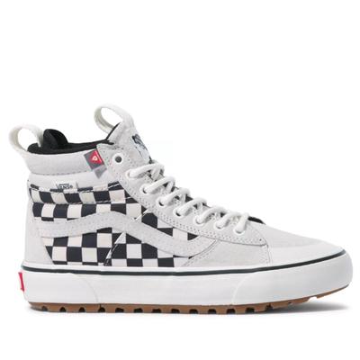 Vans Shoes | Vans Women's Sk8-Hi Mte-2 Casual Shoes Checkerboard High-Top Sneakers | Color: Black/Cream | Size: 6.5