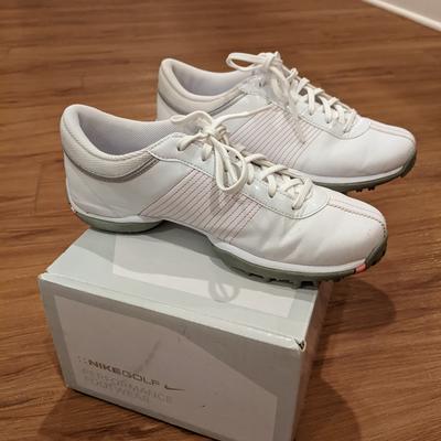 Nike Shoes | Women's Nike Golf Shoes 7.5 M | Color: Pink/White | Size: 7.5 M