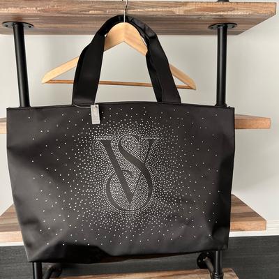 Victoria's Secret Bags | Victoria’s Secret Shine 2024-2025 Winter Tote Nwt | Color: Black | Size: Os