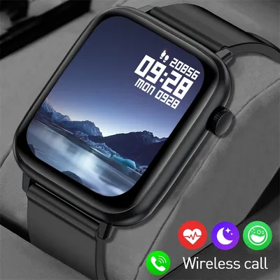 LIGE Full Touch 1,83 Bildschirm Smart Uhr Männer Bluetooth Anruf Digitale Sport Fitness frauen Uhren Image
