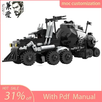 694PCS Moc Technische MAD MAX Fury Road Die "War Rig" Supercar Modell Bausteine Geschwindigkeit Fahrzeug Ziegel Spielzeug kinder Erwachsene Geschenke Image