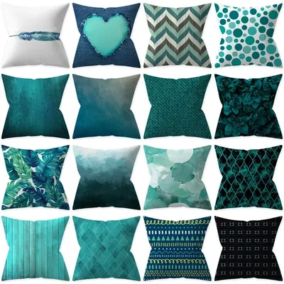 Nordischer geometrischer Druck Polyester Kissen bezug Wohnkultur Sofa Wohnzimmer Polyester Kissen Image