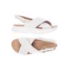Clarks Damen Sandale, Gr. 41, cremeweiß, kein Etikett