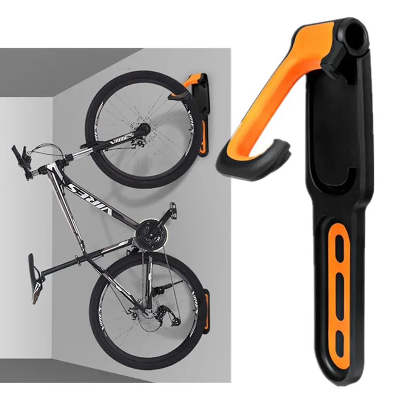 1PC Fahrrad Wand Halterung Rack Mtb Rennrad Lagerung Feste Hängen Haken Fahrrad Unterstützung Stehen Halterung Halter Radfahren Parkplatz schnalle Image