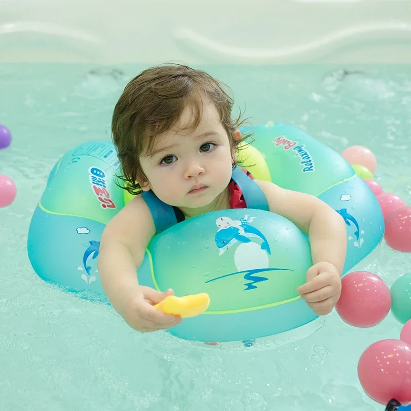 Aufblasbare Baby Schwimmen Ring Achsel Schwimm Kind Schwimmen Pool Zubehör Kreis Baden Aufblasbare Kleinkind Ringe Wasser Spielzeug Image